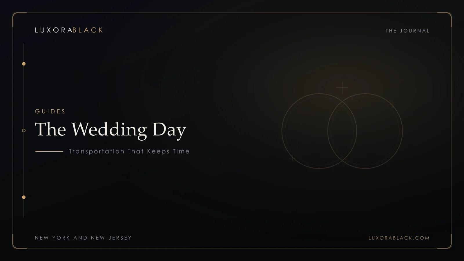 Wedding car service in New York: a Luxorablack chauffeur and vehicle for the wedding day